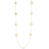 Princess Flower Diamond Necklace - Dracakis Jewellers